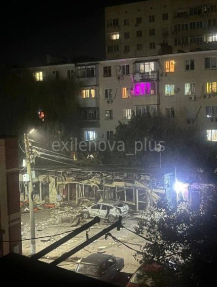 Наслідки роботи російської ППО у місті Батайськ