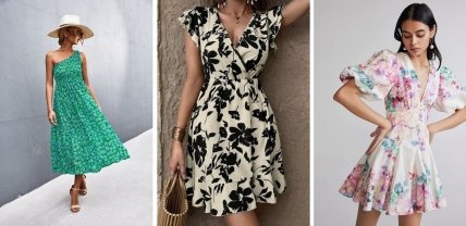 квітковий принт сукні