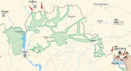 Активність росіян та білорусів поблизу кордону України