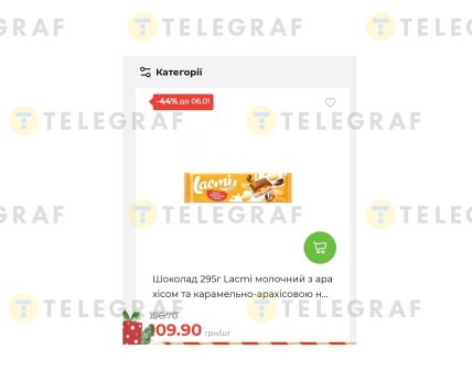 Знижки в "АТБ" до 6 січня 2026 на шоколад