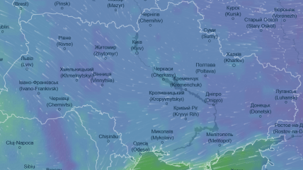 Карта погоды на 28 декабря 2025