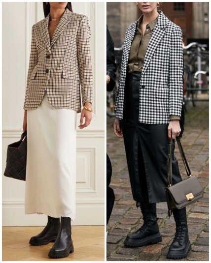 Образы с пиджаками гусиная лапка