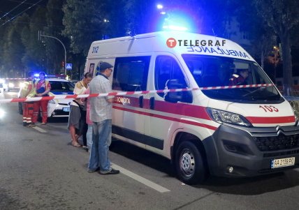 Скорая помощь на месте ДТП с Островским