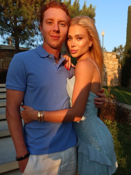 Ефим Конопля с женой Анастасией