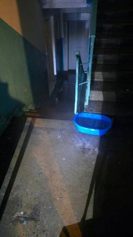 Последствия разрыва труб в Киеве