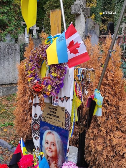 Ірина Фаріон, могила