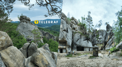 Скелі Довбуша на Прикарпатті