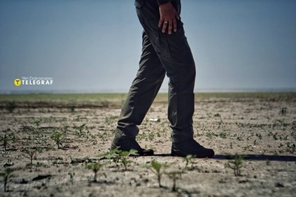 Каховське водосховище сьогодні через місяць після підриву ГЕС