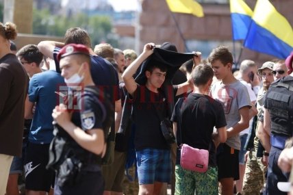 Митинг под КМДА 8.07.2021