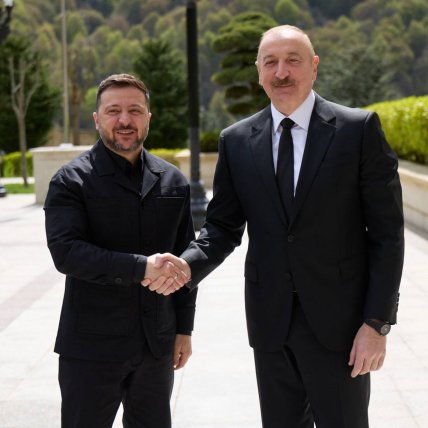 Зустріч Зеленського та Алієва 25.04.2026