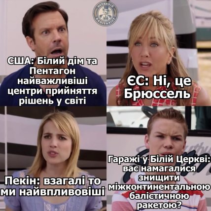 Мем об ударе ракетой Орешник по гаражам