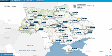 Прогноз погоди на 29 квітня.