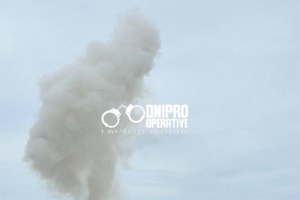 Дым в Днепре после прилета 18 июня 2026