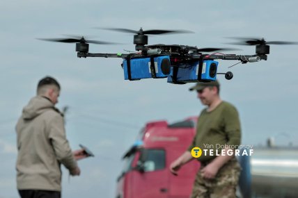 Квадрокоптер украинских военных