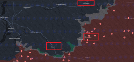 Гуляйполе, Оріхів та Покровське на карті
