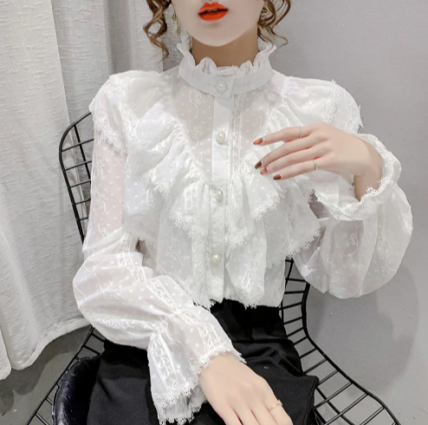 Блузы с рюшами