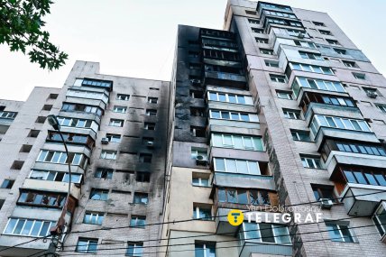 Ян Доброносов показал последствия удара по Киеву 22 октября