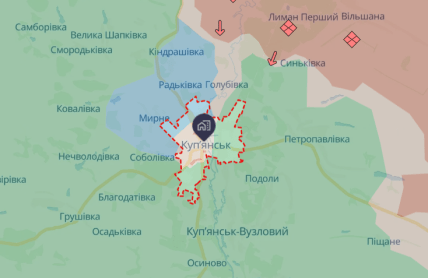 Обстановка в Купянске 15 декабря 2025 карта