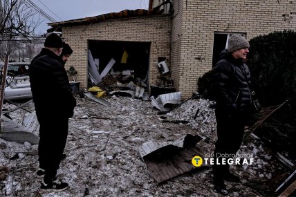 Наслідки російської атаки по Софіївській Борщагівці 22 лютого