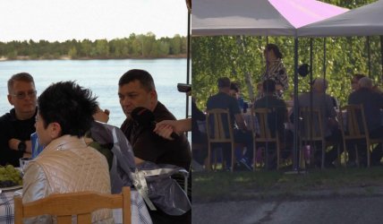 Чиновники влаштували свято на закритій території