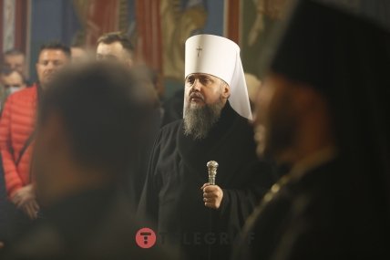 Предстоятель ПЦУ Епифаний провел праздничные богослужения