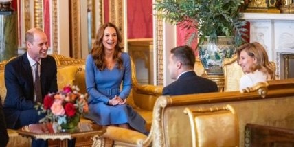 Зеленский встретился с принцем Уильямом и Кейт Миддлтон