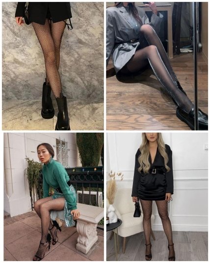 колготы со стразами на осень 2023