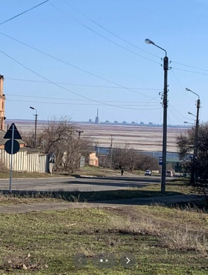 Как Днепр выгялит из Никополя