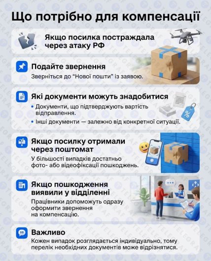 Что нужно для компенсации