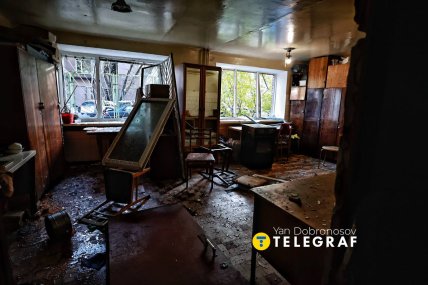 Ян Доброносов показал последствия удара по Киеву 22 октября