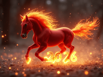 Пздравляем с годом Лошади 2026