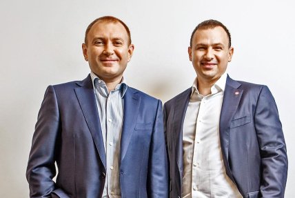 Соучредители "Новой почты" Вячеслав Климов и Владимир Поперешнюк