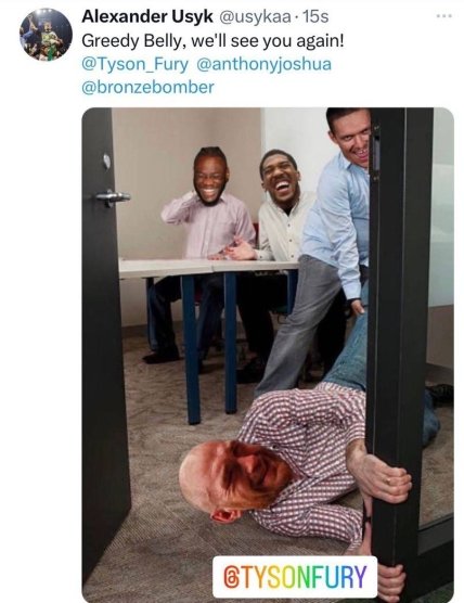 Усик высмеял Фьюри