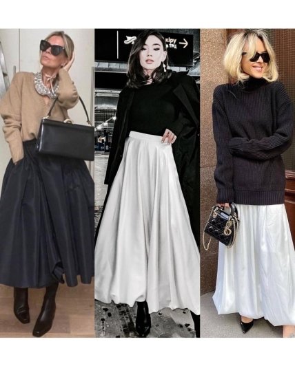 Образы с юбкой-баллоном