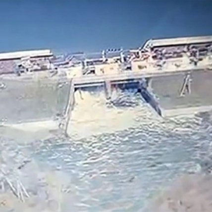 Дамба в Белгородской области