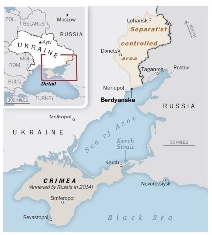 Карта нападу РФ на Україну через море