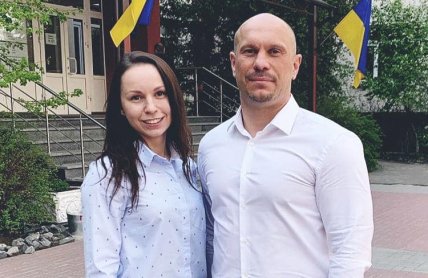 Ілля Кива з дочкою Катериною