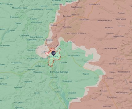 Купянск на карте