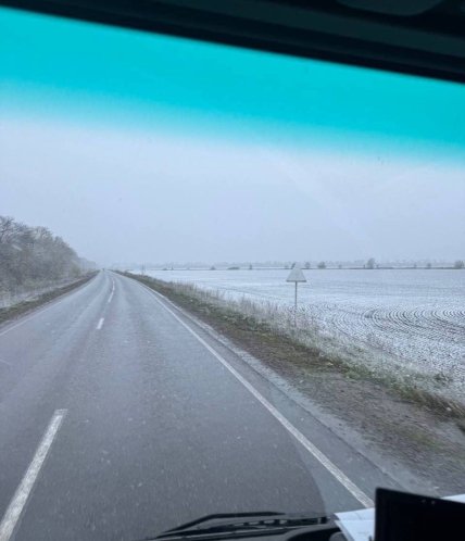 Сніг на Полтавщині 24.04.2026