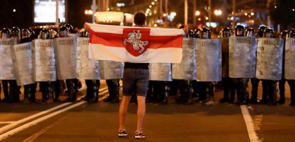 Protests in Belarus, 2020. Photo AP