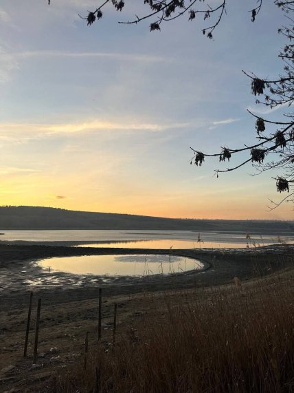 Енакиевское море в марте, Волынцевское водохранилище