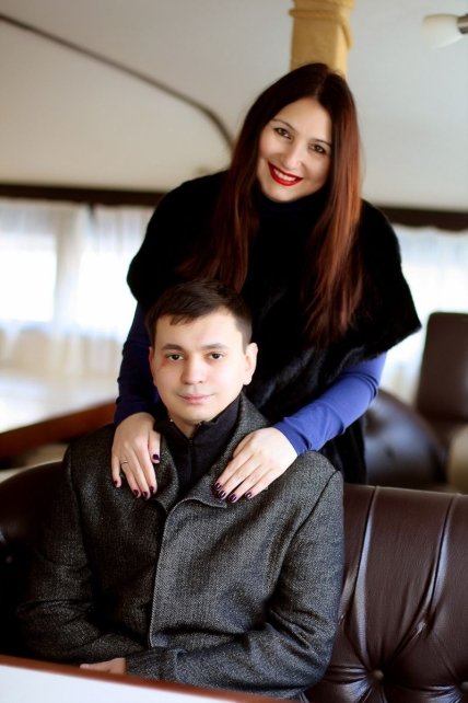 Инна Силантьева с сыном