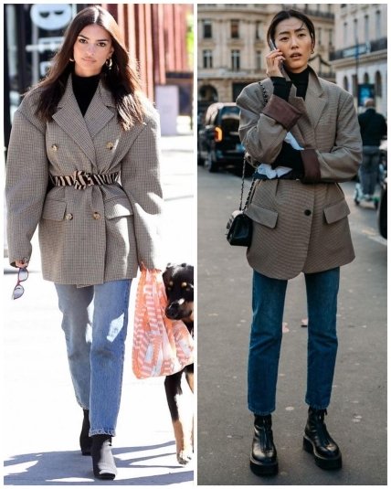 Образы с пиджаками гусиная лапка