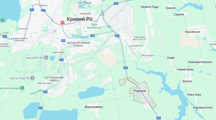 Радушне карта