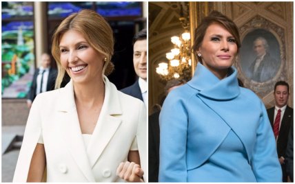 Елена Зеленская и Мелания Трамп