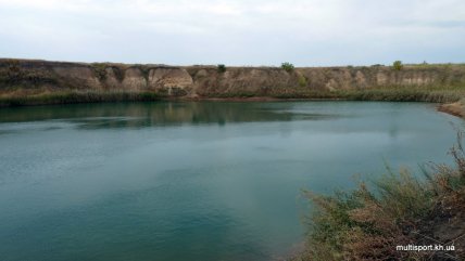 Солоне озеро в Харківській області