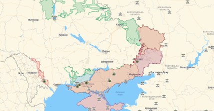 Карта бойових дій Україна 13.11.2022