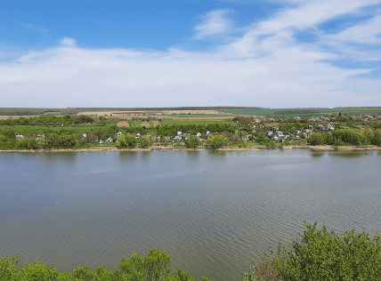 Панорама села Брага