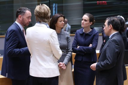 Министры иностранных дел на встрече в Брюсселе 15 декабря. Фото: Совет ЕС