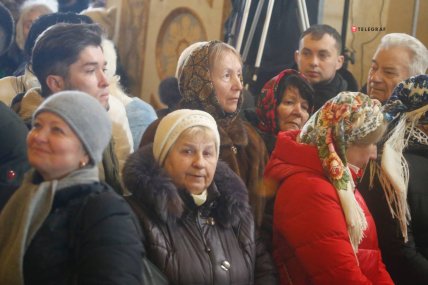 Рождественское богослужение ПЦУ в Лавре 2023